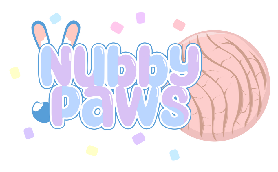 Reference art of cute bunny person that is also a link to the twitter with the full image.